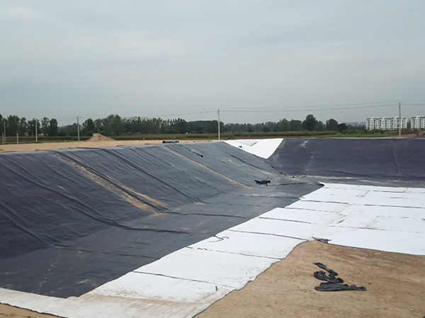 Réservoir de biogaz pour une ferme porcine dans le comté de Sli, ville d'Anyang, province du Henan