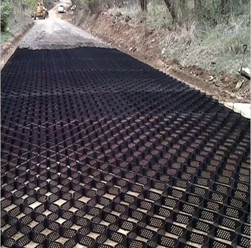 Géocellule de stabilisateurs de sol perforés en HDPE texturé 