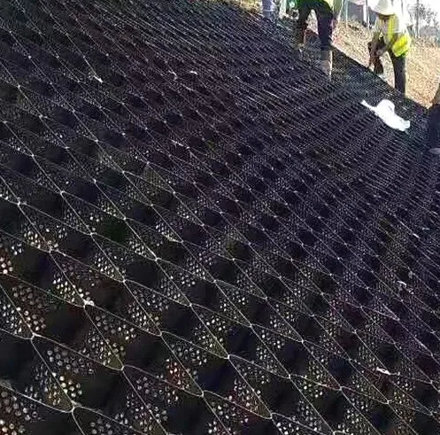 Géocellule HDPE polymère à grille d'herbe pour le contrôle de l'érosion