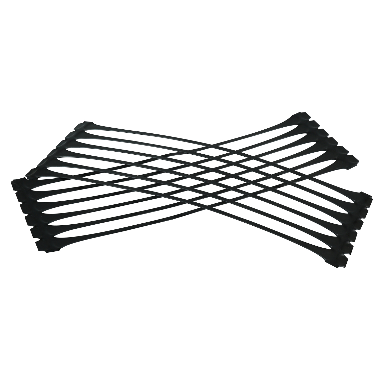 Géogrille en plastique uniaxial PP/HDPE haute résistance pour mur de soutènement