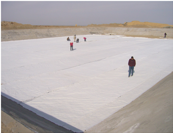 Géotextile non tissé pour la filtration, l'isolation et le renforcement